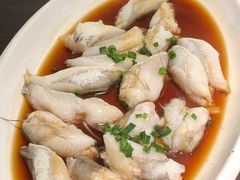 豆腐鱼葱油蒸-乔街深夜食堂·台州菜·高压锅生蚝(杭州总店)