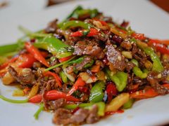尖椒牛肉-农夫人家餐饮