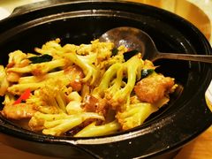 沙煲花菜-御龙阁海鲜酒楼