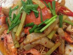 香辣膏蟹拌面-十面欢腾·海鲜面·台式Bistro(长乐路店)