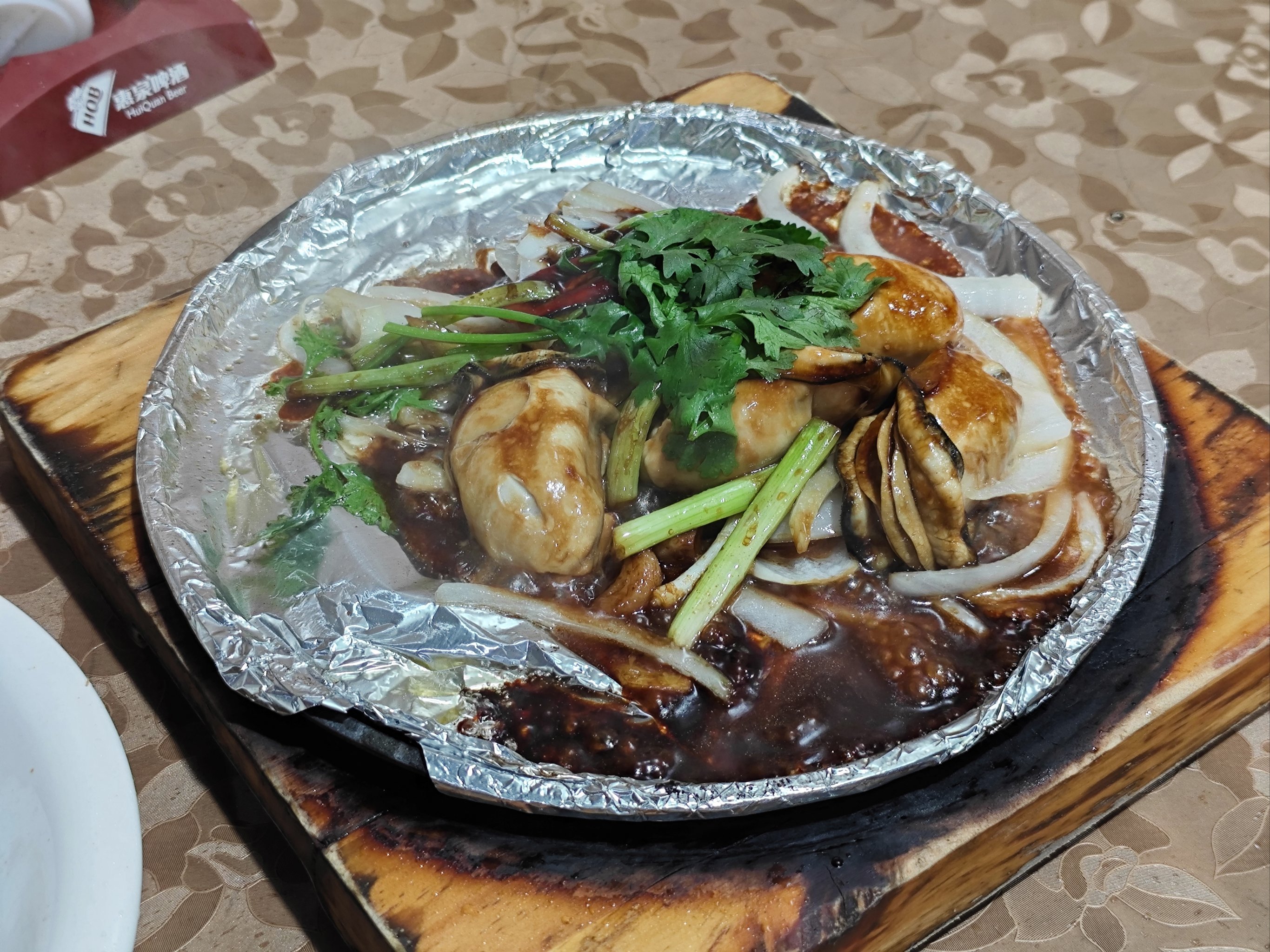 好好吃的铁板生蚝!