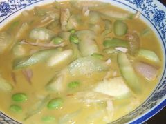 农家烧丝瓜-三台山庄中餐厅