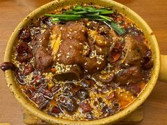 砂锅油泼虎皮肘-罗妈砂锅(四川成都奎星楼店)