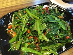 XO酱炒空心菜-翠湖湾海鲜音乐餐厅