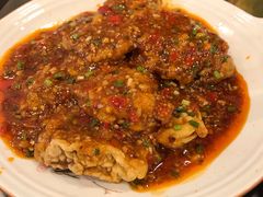 鱼香茄饼-石磨豆花家常菜·牦牛排土火锅