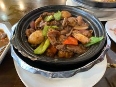 黑椒猪肝鸡球煲-日昌餐馆(亦庄店)