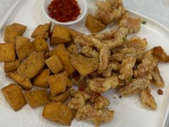 椒盐排条配臭豆腐-老人和饭店(打浦路店)