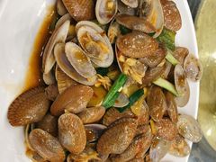 姜葱炒花甲-七鲜渔港美食餐厅(巽寮湾海景店)