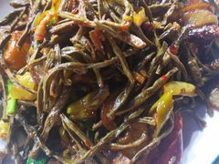 陕南干豇豆炒腊肉-钟记家菜(红专南路店)