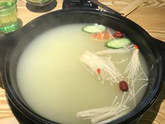 清汤锅-百味源炭火烤翅 ·夜市大排档(酒仙桥店)