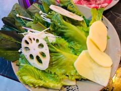 蔬菜拼盘-坎爷秘制火锅(一格广场店)
