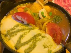 芝士奶盖锅-东北烧烤·烤羊腿(天虹店)