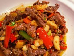 菜籽油炒衡东黄牛肉-老湘村·湖南土菜(天河维多利店)