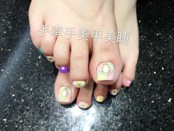 -手牵手美甲