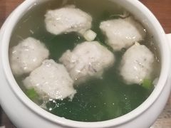 鲜嫩黄花鱼丸汤-将相和·海鲜蒸饺大连菜