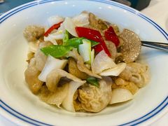 百合荷兰豆炒羊肚耳-十二厨·土菜雅院