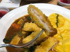 炸虾咖喱蛋包饭-池奈·日式咖喱蛋包饭(赛高店)