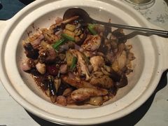 养生黑菘露蒸走地鸡-T館·花园艺术餐厅