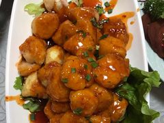 鱼香虾仁豆腐-大眼锅贴水饺(河东店)