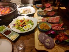 -明洞阿姨·韩式酱蟹烤肉·创意料理(三元桥店)