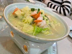 鲜虾白菜炖冻豆腐-渔娘渔家丹东海鲜(东直门店)