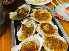 蒜蓉焗扇贝（熟蒜）3个-炒豆合作社(东四总店)