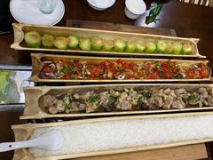 -胡须哥网红竹筒菜