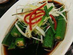 白灼秋葵-鹿港小镇(滨北店)