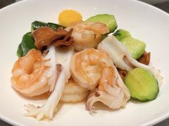 如意香芒炒虾球-景月阁空中食府(希尔顿酒店)