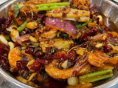 香辣基围虾-凤凰路何眼镜香辣蟹(花果园店)