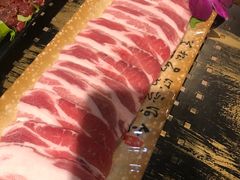 手切猪五花-小泥炉烤肉烧烤大排档