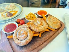 烤肠拼盘-莫斯科餐厅