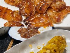 炭烤玉米-何妹湿辣牛肉·粤式烧烤砂煲(桂雅路店)