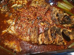 油泼香辣清江鱼-鱼酷活鱼烤鱼(南京水游城店)