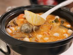 糟粕醋海鲜锅-香香海南菜餐厅