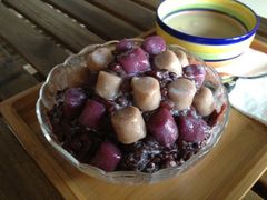 红豆芋圆冰-小恶魔甜品