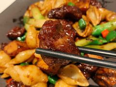 杏鲍菇炒牛柳粒-港丽餐厅(高德置地店)