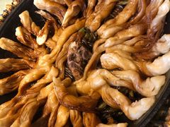 排骨豆角卷子-华盛园卷子王农家菜水库鱼