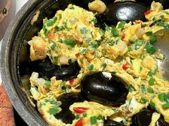 野韭菜石烹蛋-佬麻雀·剁椒鱼头(京基KK One店)