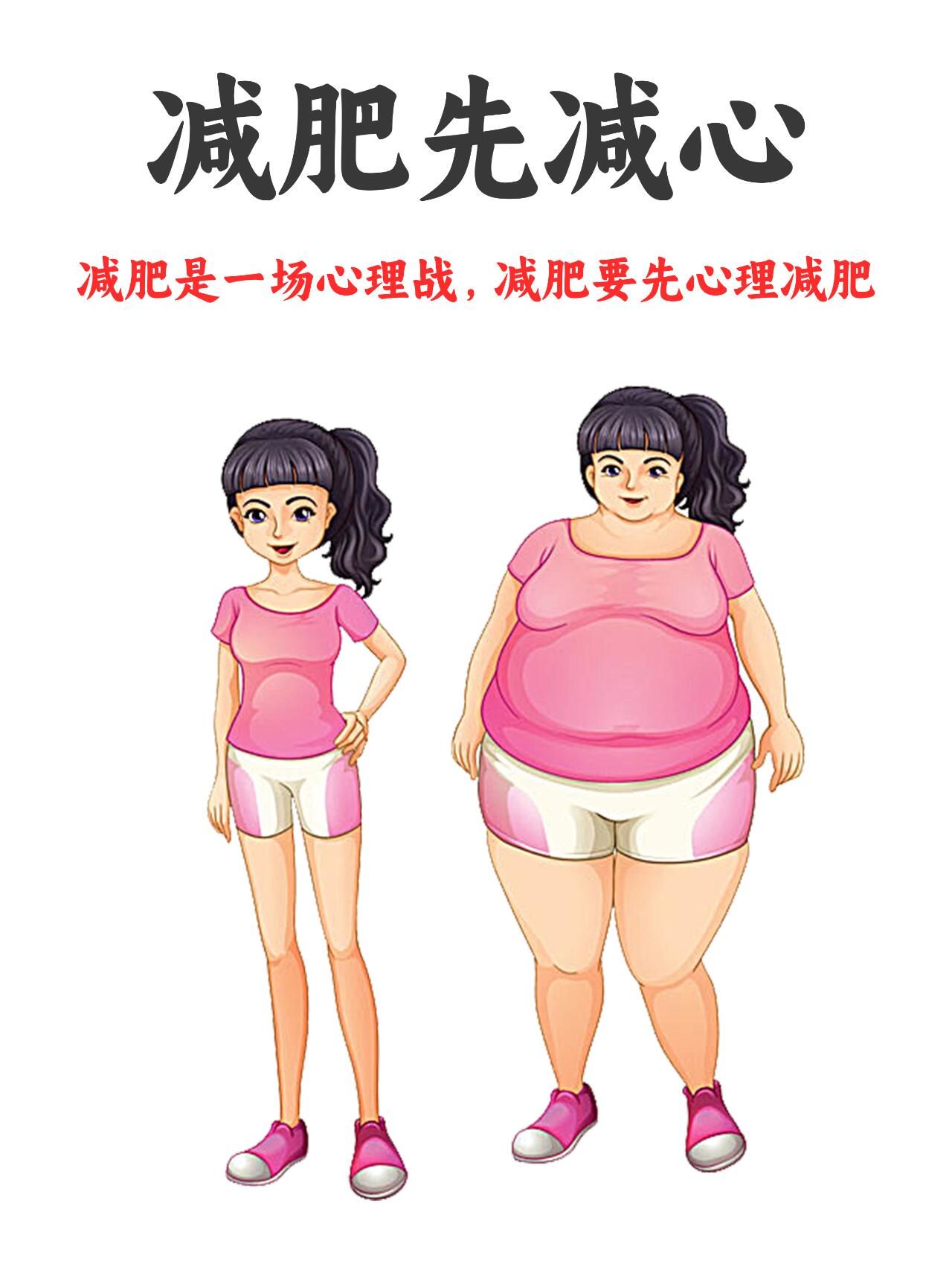 减肥心理战,减肥要先心理减肥!