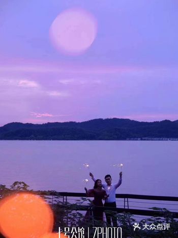 超唯美的夕阳景 晒一晒我的婚纱照