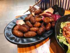 烤蚕蛹-丹东特色烤肉(学府路一部店)