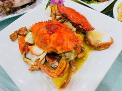 咸蛋黄炒膏蟹-盐通酒家(金桥湾清水苑店)