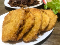 鸡蛋炸馒头-炙热童年·老北京炙子烤肉(南锣鼓巷店)