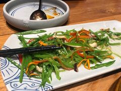 五彩花菇荷兰豆-云海肴云南菜·蒸汽石锅鱼(北京良乡华冠店)