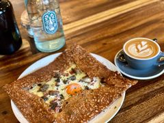 鸡蛋蘑菇熏肉荞麦可丽饼-RAC BAR(安福路店)