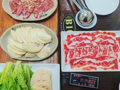 番薯拼油麦菜-肥婆麻辣火锅.顺德首创药材麻辣火锅(容桂店)