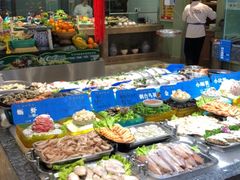 自助取餐区-海派美食·家宴海鲜青岛菜·石锅鲽鱼头(东方城店)