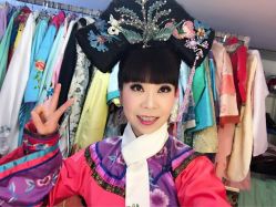 -后宫·古装汉服京剧儿童亲子全家福摄影
