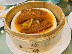 百合酱蒸金钱肚-鹏天阁酒楼·海鲜(红旗店)